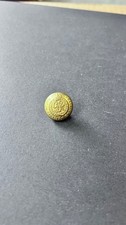 WWII Royal Canadian Engineers Brass Button 19mm King George VI J.R. GAUNT MONTRE picture