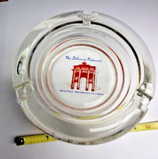 Vintage New Delmonico Restaurant San Francisco California Glass Ashtray picture