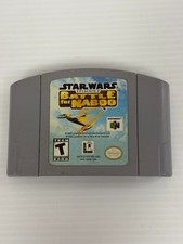 STAR WARS EPISODE 1 BATTLE FOR NABOO NINTENDO 64 VIDEO GAME CARTRIDGE TESTED picture