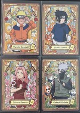 Naruto Kayou SP Card Set x4 Naruto Sasuke Sakura Kakashi Heaven Scroll NRSA EN picture