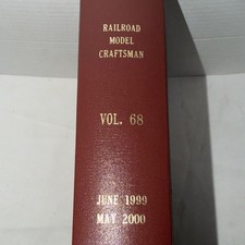 Railroad Model Craftsman Vol 68 1999 2000 Hardcover Bound Carstens Vintage picture