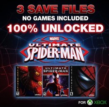 Ultimate Spider Man 2 The Movie Unlocked XBOX Memory Card Save 100% Cheats picture