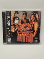 WCW Nitro (Sony PlayStation 1, 1998) CIB Complete w/ Reg Card Tested and Working picture