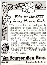 Van Bourgondien Bros. Babylon Long Island NY 1939 Ad TAK4-M30 picture