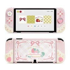 Geekshare Switch Oled Cover, With Switch Oled, Protective Cover, Two-Piece Desi_ picture