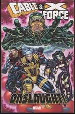 CABLE & X-FORCE ONSLAUGHT 3 TPB MARVEL COMICS TERRY KAVANAGH PRE-OWNED #044 picture