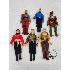 Mego Star Trek 8 inch Spock Kirk Gorn Romulan Sulu Singh LOT of 6 Action Figures picture