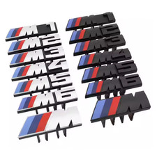 1Pc M Logo 3D ABS Car Styling Front Grille Badge Emblem Accessory For -bmw-X2 X1 picture