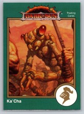 1993 TSR AD&D #20 Ka'Cha Dark Sun Trading Card Fantasy RPG Collectible picture