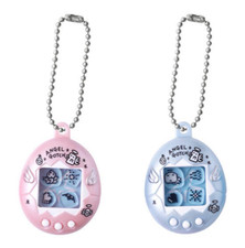 # Tamagotchi Capsule Toy Shaka Shaka Charm Collection, Kuriten, Pearl Pink, Blue picture