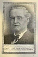 1912 Vintage Magazine Illustration Walter R. Stubbs Kansas Governor picture