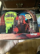 Vintage 1993 TALES FROM THE CRYPT CARDZ Box of 30 Packs of Cards + Bonus Cards picture