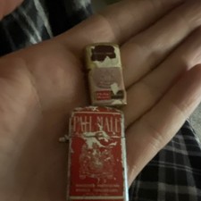 Pall Mall Vintage Cigarette Lighter Red & Silver Advertising Style picture