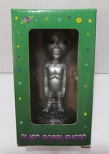 Albert's Gifts 2011 Mr. Bobble Silver ALIEN BOBBLEHEAD Roswell New Mexico - NEW picture