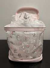 Disney Marie Aristocats Clear Pink Cosmetic Makeup Case/Bag Primark NWT picture