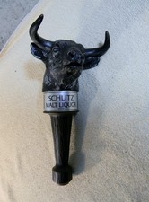 Schlitz Malt Liquor Bull Beer Tap Handle Figural Handle Bull Head picture