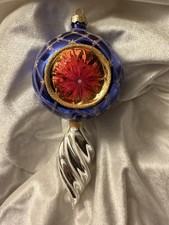 RARE Christopher Radko 2000 STAR REFLECTION Drop Reflector Ornament (#00-343-0) picture