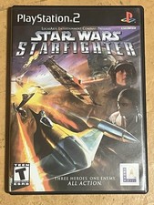 Star Wars Starfighter PS2 Black Label - CIB W/ Manual - PlayStation 2 picture