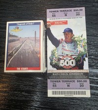 2005 Indianapolis TICKET & LEGENDS OF INDY 91 Trading Cards  Complete Set Rice picture