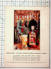 1939 Lord Calvert Whiskey Ad Leslie Saalburg Golf Club Men Vintage Print picture