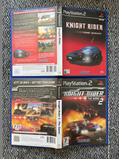 ps2 KNIGHT RIDER The Game 1 + 2 PAL UK EXCLUSIVE TITLES *(Pls Read Description)* picture