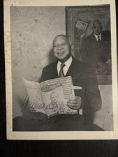 W.C. Handy Autographed Inscribed Photo 1956 picture
