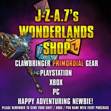 PS/XBOX/PC Tiny Tina's Wonderlands CLAWBRINGER ASCENDED LVL 40 ENCHANTED GEAR picture