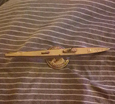 WWII USS Haddock SS-231 Submarine Launch Desk Model Portsmouth Navy Yard Chrome picture