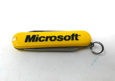 Victorinox Escort Blade File Pick Yellow Logo Microsoft Classic Swiss Army Knife picture