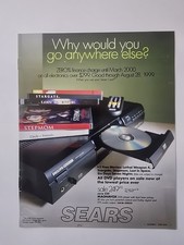 Sears 1999 Home Theater DVD Player Electronics Circular Catalog 16 Pages Sony picture