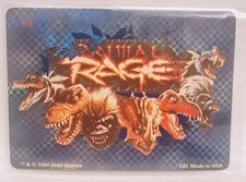 1994 ATARI Games PRIMAL RAGE Vending Prism Stickers Sega Arcade Promo # 8 picture