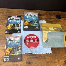 Silent Hunter III 3 PC DVD-ROM 2005 CIB Manual Map Key Ubisoft WWII Sim picture