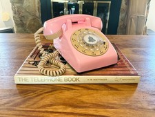 Mid-Century Modern Stromberg Carlson Rotary Dial Telephone: Pink & Tan Phone picture