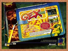 1996 Gex PC Original Advertisement / Retro Promo v1 picture