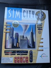 Sim City Big Box Classic Version 1993 IBM Game 3.5