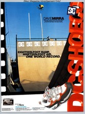DC Shoes The Truth Dave Mirra BMX Skate Ramp 2001 Advertisement picture