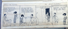 Original 1922 Hand Drawn Flapper Comic Strip Archive 