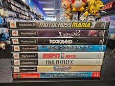 PS2 Game Lot x8 Devil May Cry 2 - Final Fantasy X - RockBand - Motocross Mania 3 picture