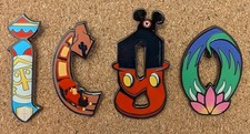 Disney Pin set of 4 i c g o Magic Kingdom Letters Collection 2026 picture