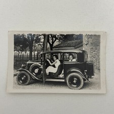 Antique Car Automobile Women Italian Real Photo Postcard RPPC Photograph picture