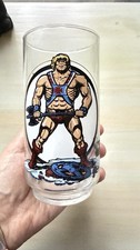 Mattel 1983 Mattel He-Man Masters Of The Universe Glass Vintage Classic A+ Nice picture