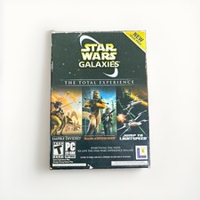 Star Wars Galaxies: The Total Experience PC T w/ Manual, Expansion 3-Game Set picture