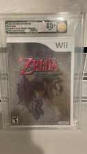 Super Rare Wii Twilight Princess White Nintendo Logo Vga 85+ not Wata nes picture