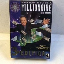 FACTORY NEW Who Wants to Be a Millionaire Windows PC CDROM 2001 Third Edition picture