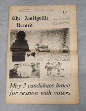 The Amityville Record 1972-Long Island, NY NEWSPAPER Village News Little League  picture