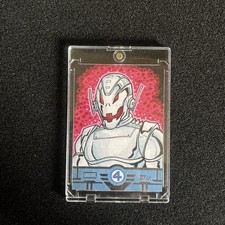 2026 Topps Marvel Finest The Fantastic Four ULTRON Sketch 1/1 Gilbert Perez picture