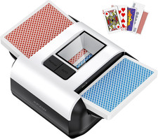 Automatic Card Shuffler 1-2 Deck USB-C Rechargeable Electric Card Shuffling Mach picture