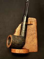Vauen Dr. Perl 5242 Sandblast Straight Billiard Vulcanite Saddle Stem Estate picture