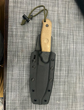 ESEE Laser Strike ESEE-LS Fixed Blade Knife Black Carbon Steel, Micarta, Sheath picture