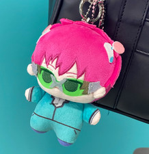 The Disastrous Life of Saiki K. Saiki Kusuo 10cm Plush Doll Keychain Pendant To picture